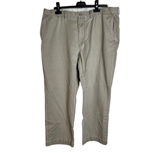 Polo Ralph Lauren Khaki Chino Pants Mens 40x32 Classic Fit Cotton Preppy Busines